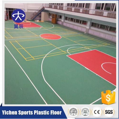 室內(nèi)籃球場(chǎng)PVC運(yùn)動(dòng)地板，籃球場(chǎng)館PVC塑膠地板